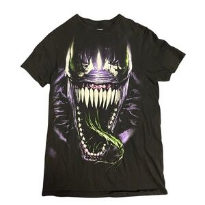Venom Black Graphic T Shirt